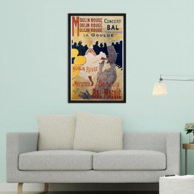 MOULIN ROUGE: LA GOULUE, TOULOUSE-LAUTREC