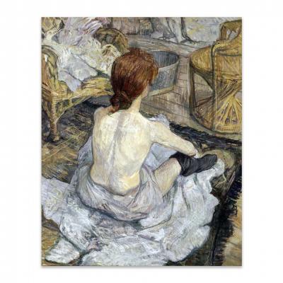 PELIRROJA O EL BAÑO, TOULOUSE-LAUTREC