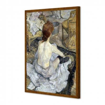 PELIRROJA O EL BAÑO, TOULOUSE-LAUTREC