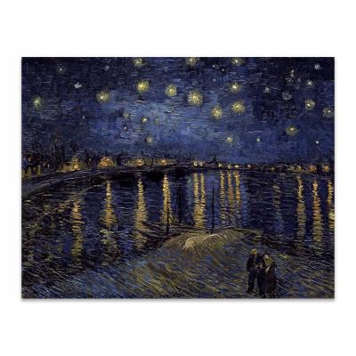 NOCHE ESTRELLADA SOBRE EL RÓDANO, VAN GOGH