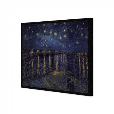 NOCHE ESTRELLADA SOBRE EL RÓDANO, VAN GOGH