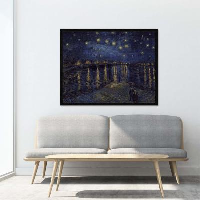 NOCHE ESTRELLADA SOBRE EL RÓDANO, VAN GOGH