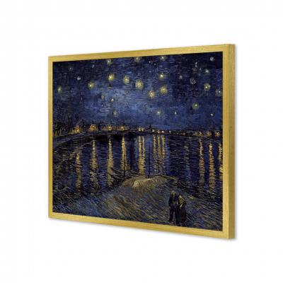 NOCHE ESTRELLADA SOBRE EL RÓDANO, VAN GOGH