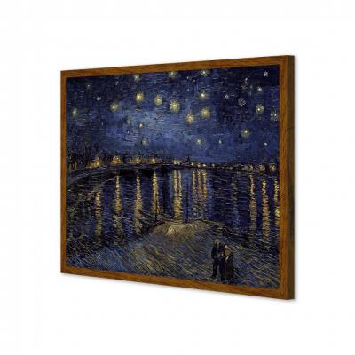 NOCHE ESTRELLADA SOBRE EL RÓDANO, VAN GOGH