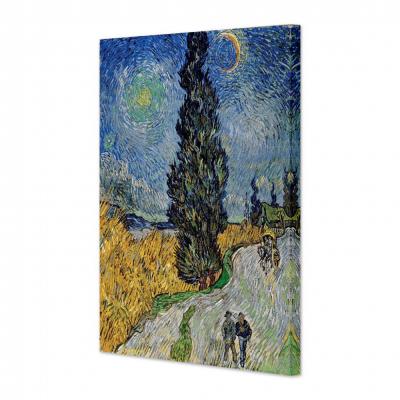 CAMINO RURAL EN LA PROVENZA DE NOCHE, VAN GOGH