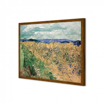 CAMPO DE TRIGO CON ACIANOS, VAN GOGH