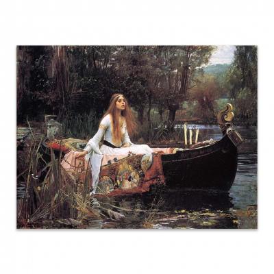 LA DAMA DE SHALOTT, WATERHOUSE WILLIAM