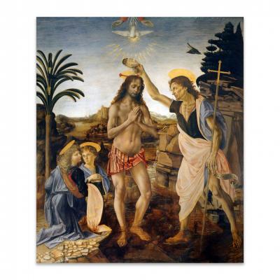 EL BAUTISMO DE CRISTO, DA VINCI