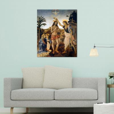 EL BAUTISMO DE CRISTO, DA VINCI