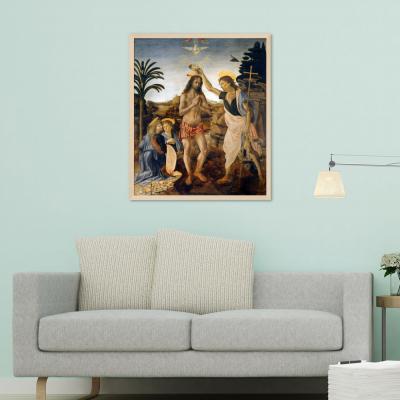 EL BAUTISMO DE CRISTO, DA VINCI