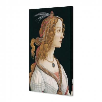 RETRATO IDEALIZADO DE UNA DAMA, BOTTICELLI