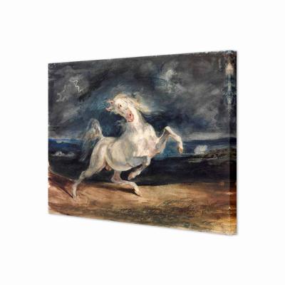 CABALLO ASUSTADO POR UN RELAMPAGO, DELACROIX