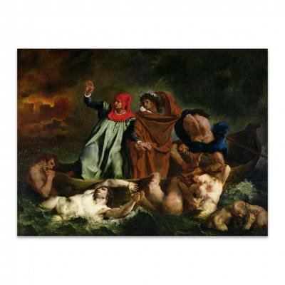 DANTE Y VIRGILIO EN EL INFIERNO, DELACROIX