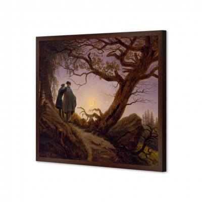 DOS HOMBRES CONTEMPLANDO LA LUNA, FRIEDRICH