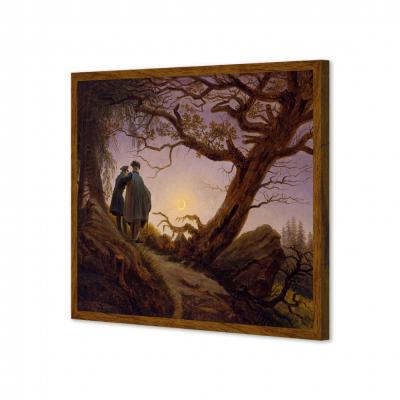 DOS HOMBRES CONTEMPLANDO LA LUNA, FRIEDRICH