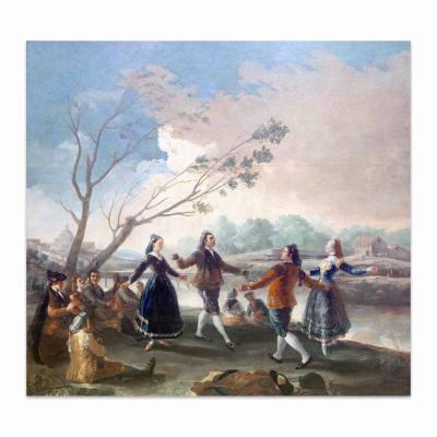 BAILE A ORILLAS DEL MANZANARES, GOYA