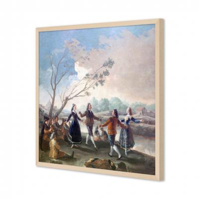 BAILE A ORILLAS DEL MANZANARES, GOYA