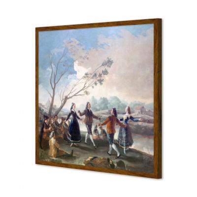 BAILE A ORILLAS DEL MANZANARES, GOYA