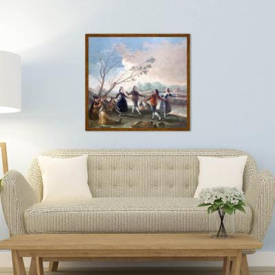 BAILE A ORILLAS DEL MANZANARES, GOYA