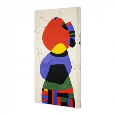 MUJER CON TRES PELOS, JOAN MIRO