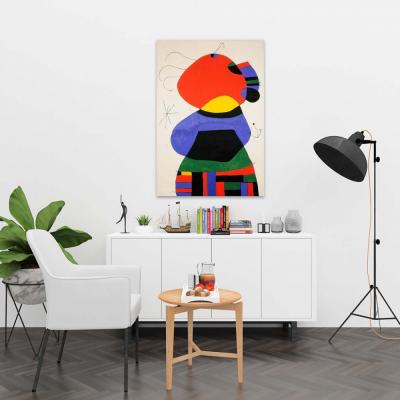 MUJER CON TRES PELOS, JOAN MIRO