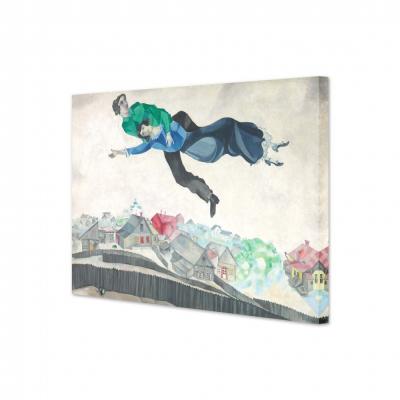 SOBREVOLANDO LA CIUDAD, MARC CHAGALL