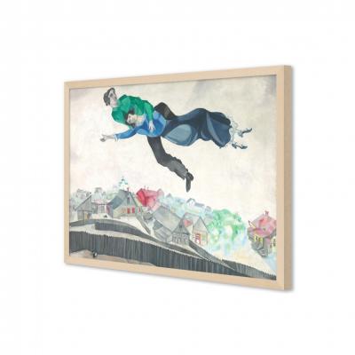 SOBREVOLANDO LA CIUDAD, MARC CHAGALL