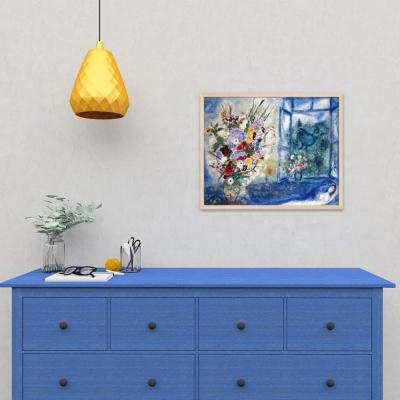 FLORERO DELANTE DE LA VENTANA, MARC CHAGALL