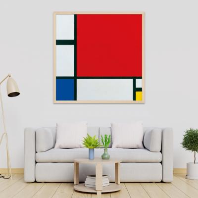 COMPOSICIÓN CON ROJO, AZUL Y AMARILLO, PIET MONDRIAN