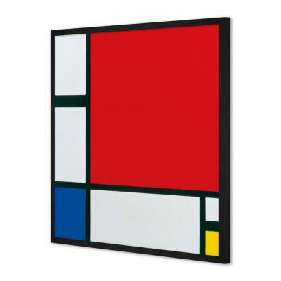 COMPOSICIÓN CON ROJO, AZUL Y AMARILLO, PIET MONDRIAN