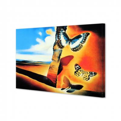 PAISAJE CON MARIPOSAS, DALÍ