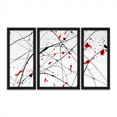 ABSTRACTO DE TINTAS (TRIPTICO)