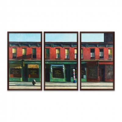 DOMINGO POR LA MAÑANA, HOPPER (TRIPTICO)