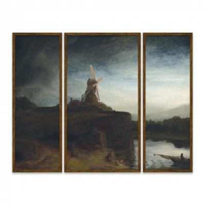 EL MOLINO, REMBRANDT (TRIPTICO)