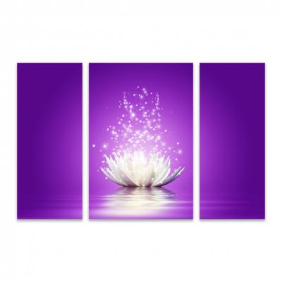 FLOR MAGICA DE LOTO (TRIPTICO)