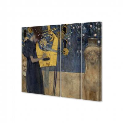 LA MUSICA, KLIMT (TRIPTICO)