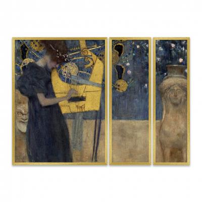 LA MUSICA, KLIMT (TRIPTICO)