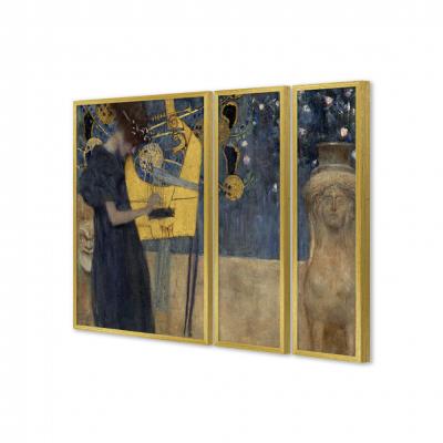 LA MUSICA, KLIMT (TRIPTICO)