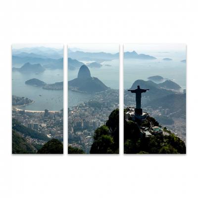 CRISTO REDENTOR, RIO DE JANEIRO, BRASIL (TRIPTICO)