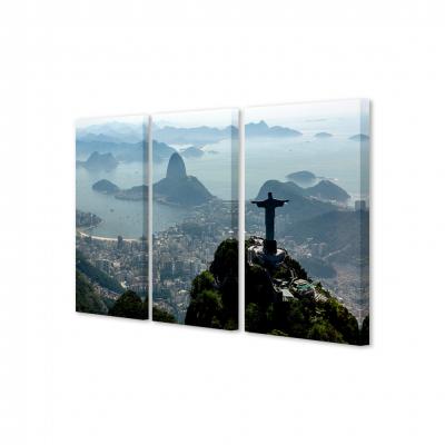 CRISTO REDENTOR, RIO DE JANEIRO, BRASIL (TRIPTICO)