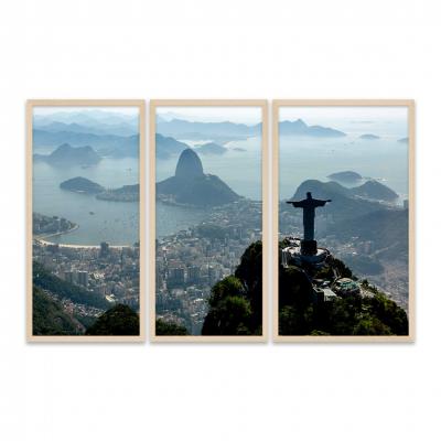 CRISTO REDENTOR, RIO DE JANEIRO, BRASIL (TRIPTICO)