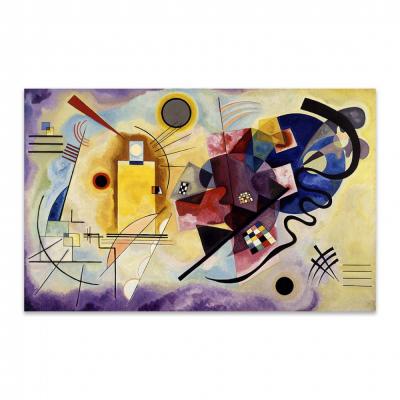 AMARILLO, ROJO Y AZUL, KANDINSKY