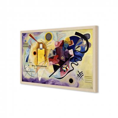 AMARILLO, ROJO Y AZUL, KANDINSKY