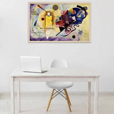 AMARILLO, ROJO Y AZUL, KANDINSKY