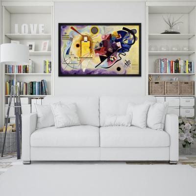 AMARILLO, ROJO Y AZUL, KANDINSKY