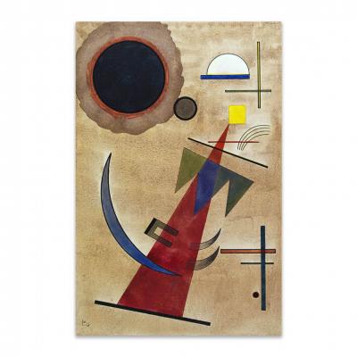 ROJO EN FORMA PUNTIAGUDA, KANDINSKY